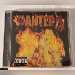 Pantera reinventing the steel CD Album with Fiery Cover Art